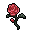 Red Silk Flower