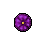 Round Purple Pillow